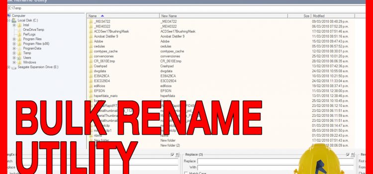 bulk rename utility renombrar archivos
